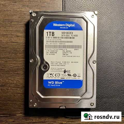 Жесткий диск 1Тб WD Blue Новый Саранск - изображение 1