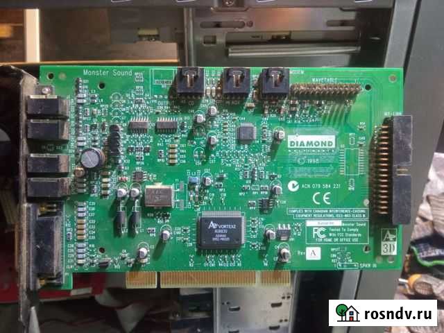 Звуковая карта Diamond Monster Sound MX300 Рязань - изображение 1