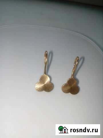 Золотые серьги СССР Вологда - изображение 1