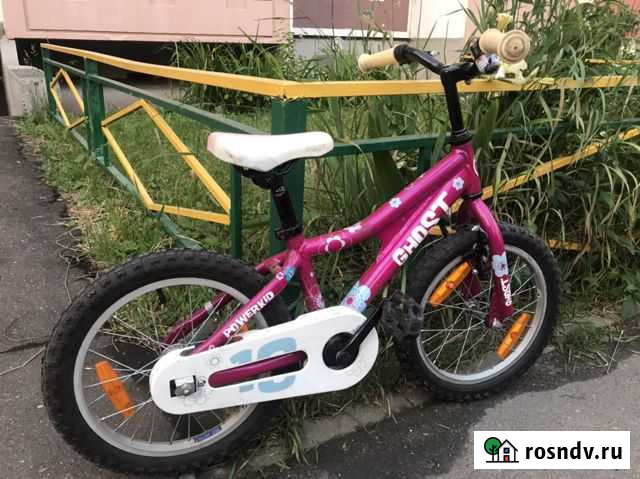 Детский велосипед Ghost powerkid 3-6лет, колеса 16 Химки - изображение 1