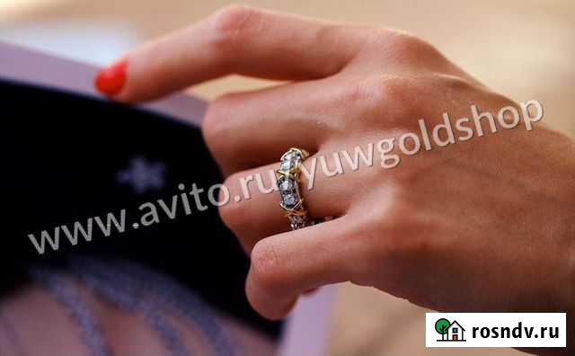 Золотое кольцо с бриллиантами Казань - изображение 1