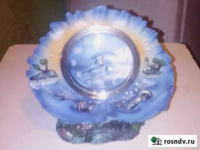 Настольные часы с дельфинами Пушкино - изображение 1