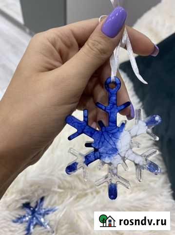 Новогодние игрушки из эпоксидной смолы Липецк - изображение 1