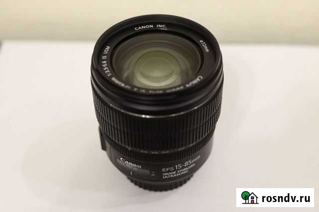 Объектив canon ef-s 15-85mm is usm Тихорецк - изображение 1