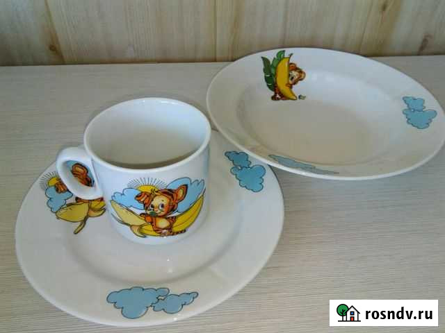 Набор детской посуды новый Воронеж - изображение 1