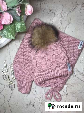 Шапка снуд ручной работы Калининград - изображение 1