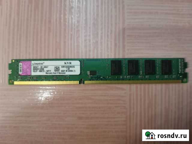 Оперативная память Kingston DDR3 1333 2Гб Брянск - изображение 1