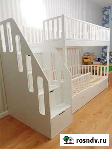 Кровать детская двухъярусная Ижевск - изображение 1