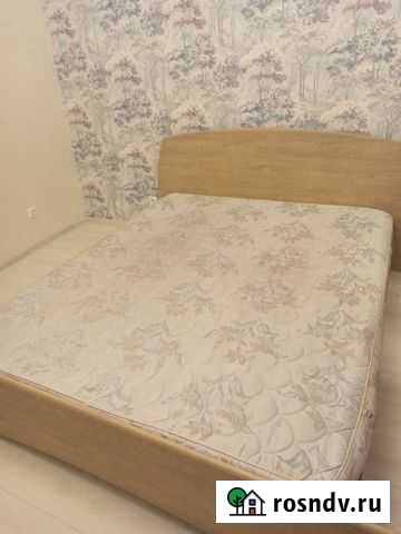 Кровать двухспальная с матрасом бу 160 200 Казань - изображение 1