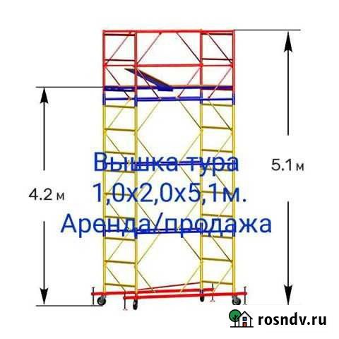 Вышка тура 1,0х2,0 аренда/продажа Химки - изображение 1