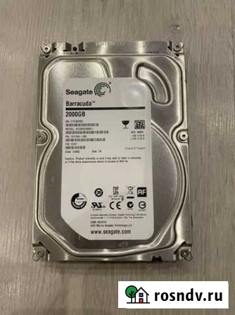 Жесткий диск seagate barracuda hdd 2tb 2000gb Нижний Новгород - изображение 1