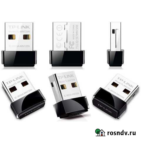 Сетевой адаптер WiFi TP-link TL-WN725N USB 2.0 Тверь - изображение 1