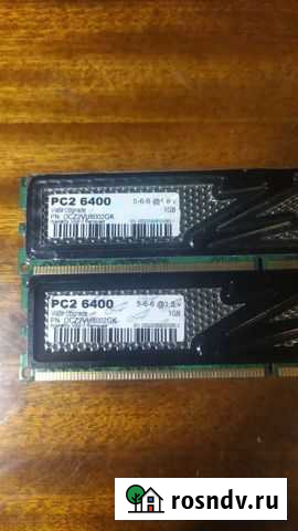 OCZ PC2-6400 1Gb x2 DDR2 Тверь - изображение 1