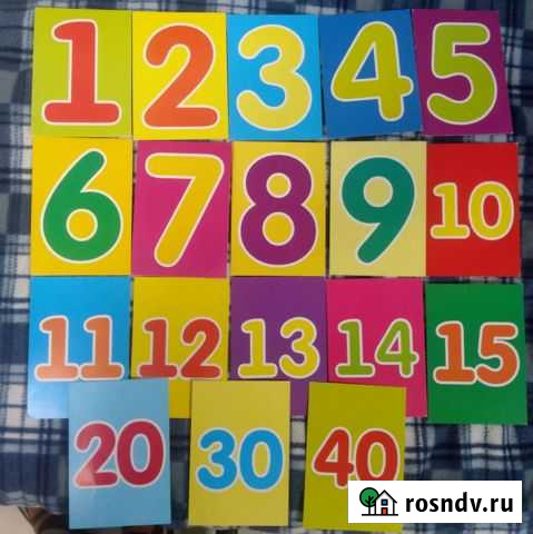 Карточки с цифрами Владимир - изображение 1