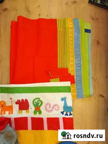 Шторы IKEA, подвесные секции для хранения игрушек Ижевск - изображение 1