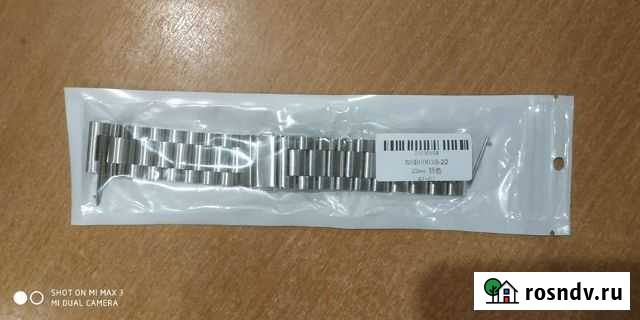 Браслет монолитный сталь. 22мм.новый Камешково - изображение 1