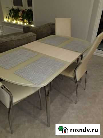 Кухонный стол со стульями Новосибирск - изображение 1