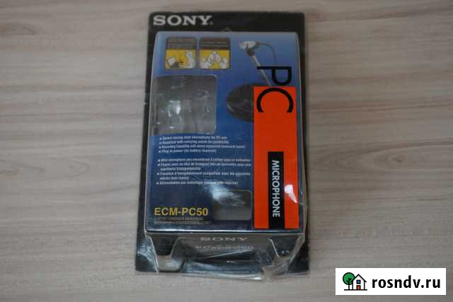 Микрофоны Sony ECM-PC50 и Sony ECM-T6 Кингисепп - изображение 1