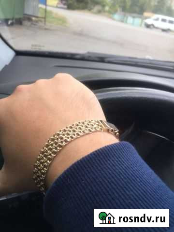 Мужской золотой браслет 585. 24,16 грамма Омск - изображение 1