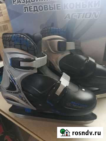 Раздвижные ледовые коньки Волгоград - изображение 1