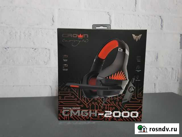 Гарнитура игровая Crown cmgh-2000 Брянск - изображение 1