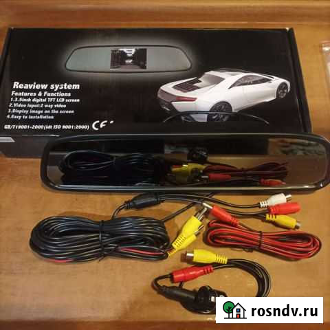 Зеркало заднего вида с монитором Череповец - изображение 1