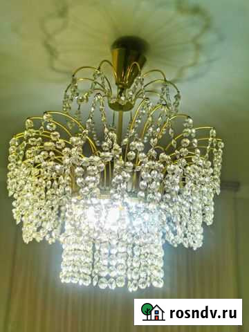 Люстра чешский хрусталь Нальчик - изображение 1