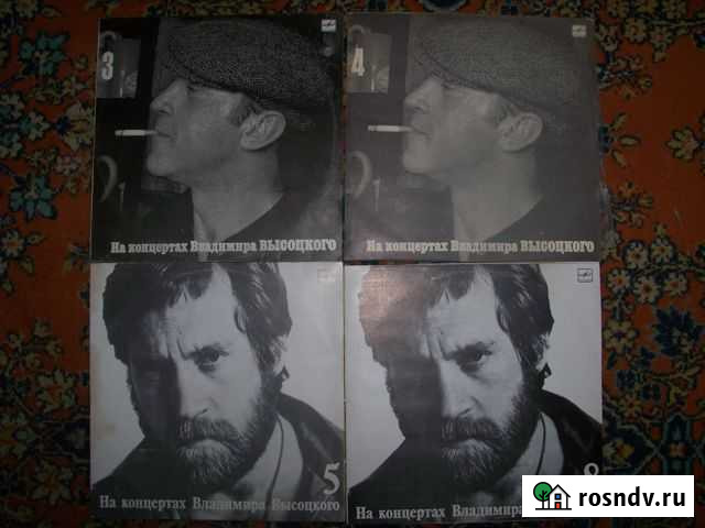 LP лот 12 шт Владимир Высоцкий (Мелодия,СССР) Б/У Благовещенск - изображение 1