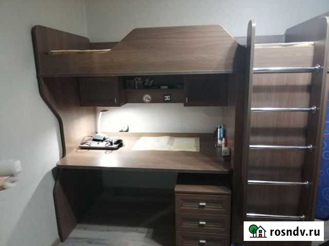 Кровать двухьярусная с рабочим столом Темрюк - изображение 1