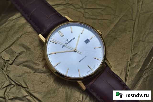 Автоматические часы Claude Bernard, 40мм, swiss Рязань - изображение 1