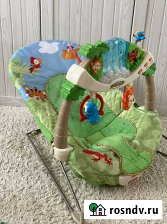 Качели шезлонг с вибрацией Fisher Price Красногорск - изображение 1