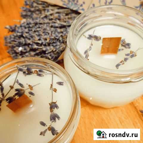 Свечи контейнерные эко кокосовый воск Новосибирск - изображение 1