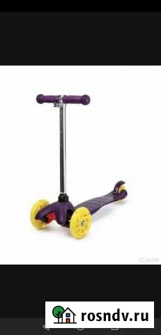Трёхколёсный самокат новый в коробке Ладожская - изображение 1
