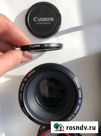 Объектив Canon Lens EF 50 1:1,4 (Япония) Тула - изображение 1