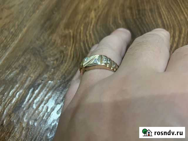 Золотая печатка с бриллиантами Мурманск - изображение 1