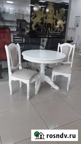 Круглый стол 90 диаметр(раздвижной) Набережные Челны - изображение 1