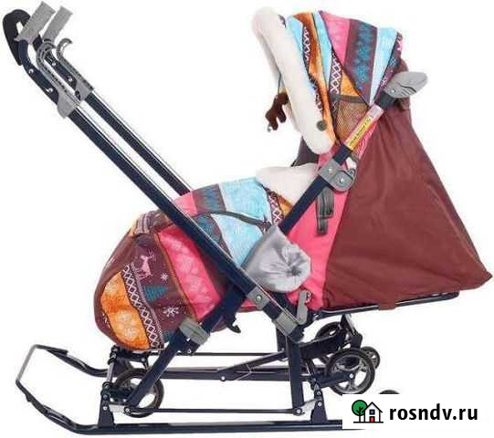 Детские санки коляска ника Тверь - изображение 1