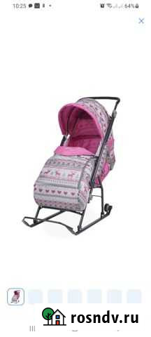 Детские санки коляска бу Калининград - изображение 1