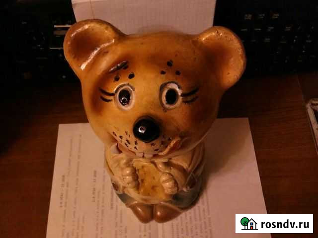 Мышка-копилка из СССР 1980год Киржач - изображение 1