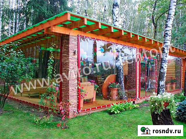 Мягкие пвх окна на беседку Смоленск - изображение 1