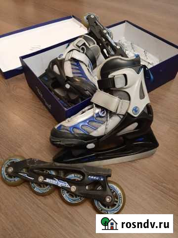 Коньки-ролики 33-36 Смоленск - изображение 1