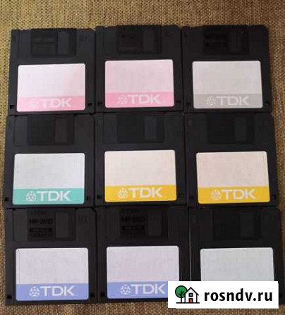 Дискеты TDK 3,5, 9 штук Озерск - изображение 1