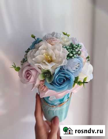 Мини букеты из мыльных цветов Каменск-Шахтинский - изображение 1