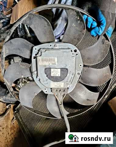 Моторчик вентилятора + крыльчатка Audi A8 D3 4E Бугры - изображение 1