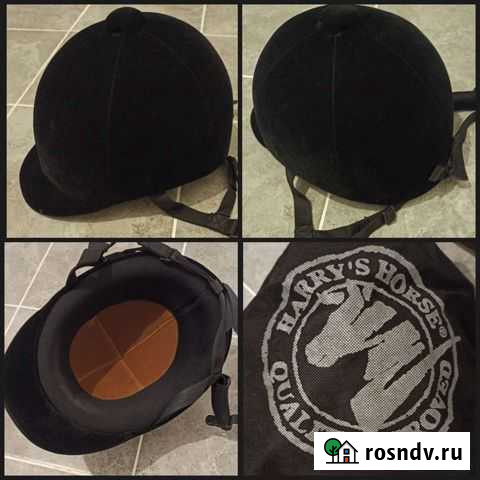 Каска бархатная для конного спорта Бугры - изображение 1
