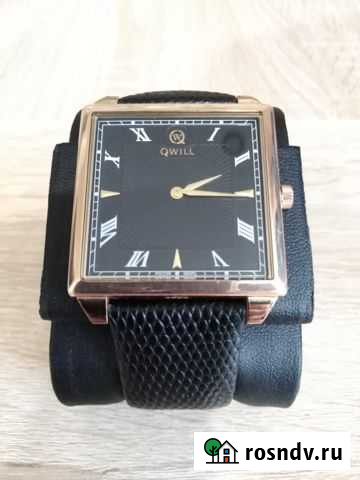 Новые золотые часы Qwill Омск - изображение 1