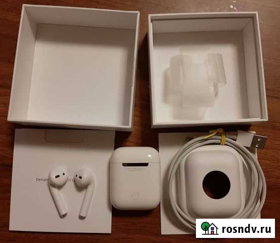 Apple Airpods (модель 2019 года) оригинал Липецк - изображение 1