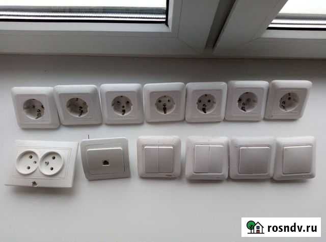 Розетки, выключатели Тюмень - изображение 1