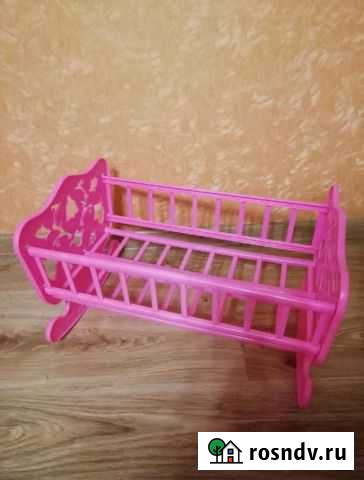 Кроватка-качалка кукольная Саранск - изображение 1