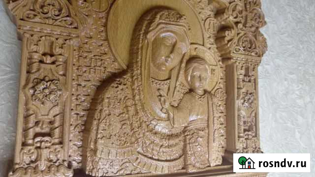 Резная икона из дерева Петра Дубрава - изображение 1